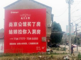  志丹墙体广告在乡镇、农村市场的媒体优势