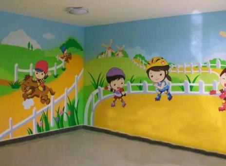  志丹幼儿园墙体彩绘制作流程及注意事项