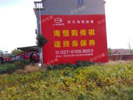  志丹农村墙体广告给农村人民带来方便