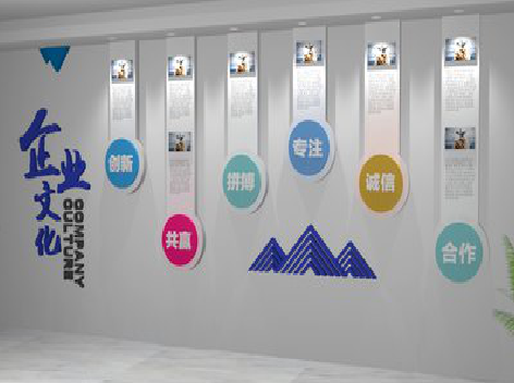  志丹企业文化墙需要传递什么办公文化？