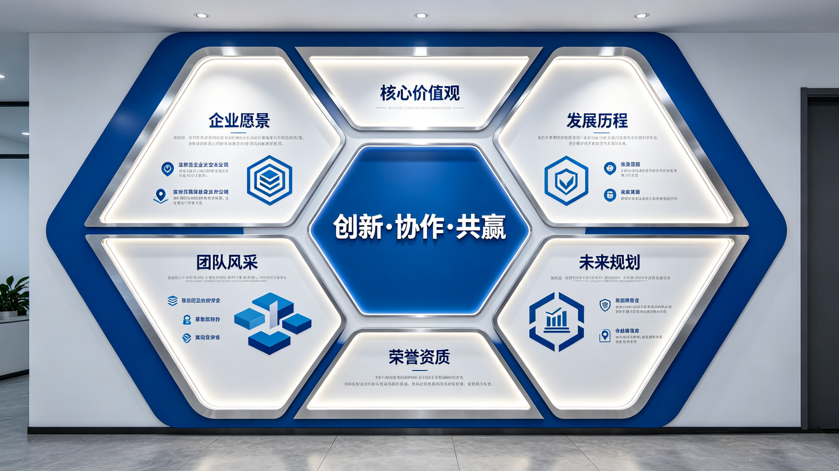  志丹企业文化墙六边形避坑指南（新手常犯5个错误）